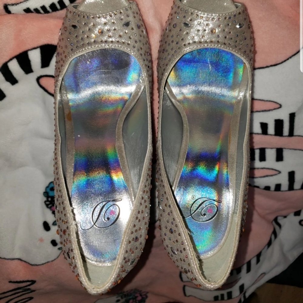 Sparkly heels size 7